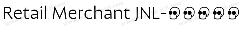 Retail Merchant JNL字体转换